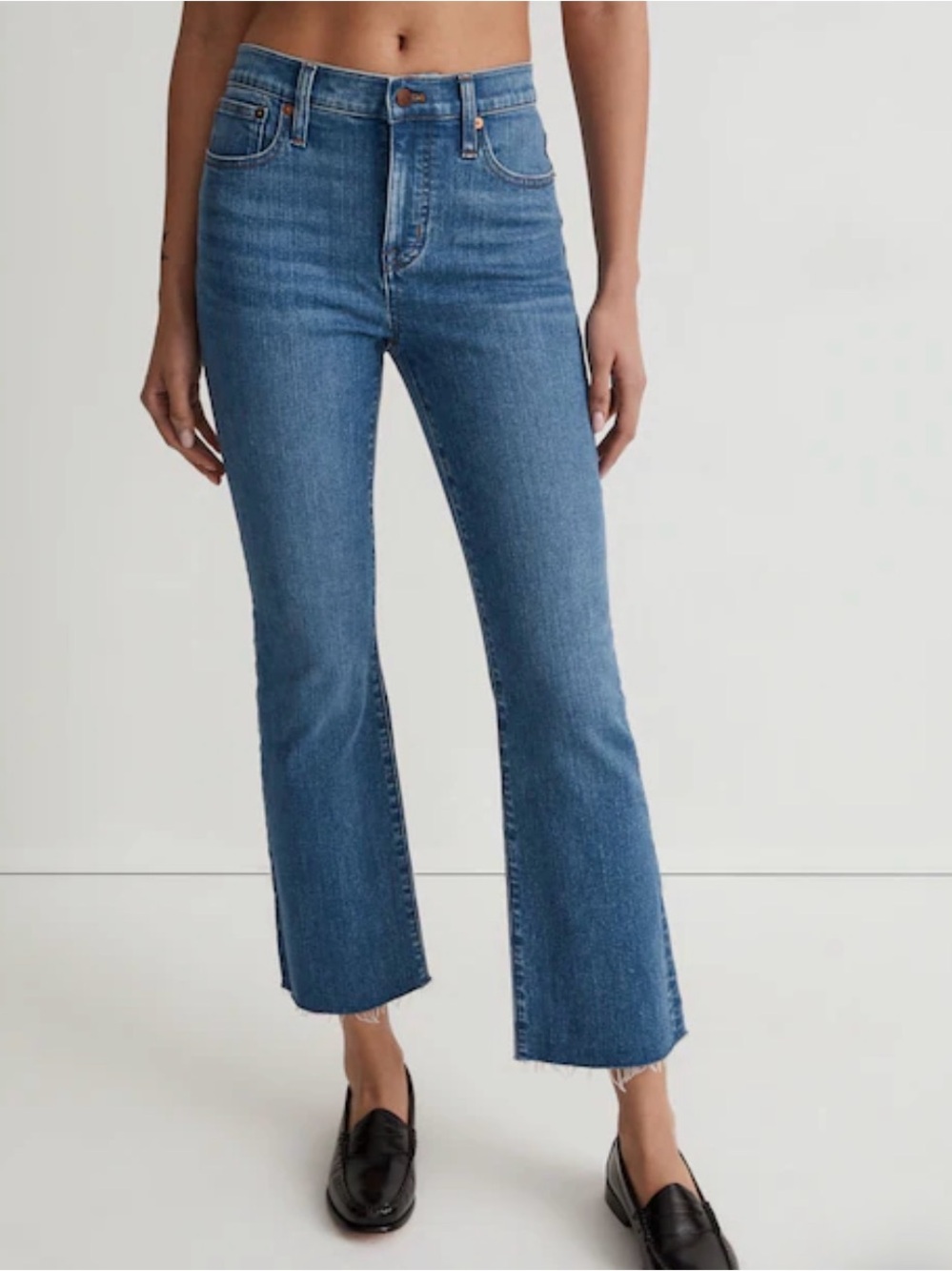 Madewell Mid Rise Kick Out Jean Sz 25